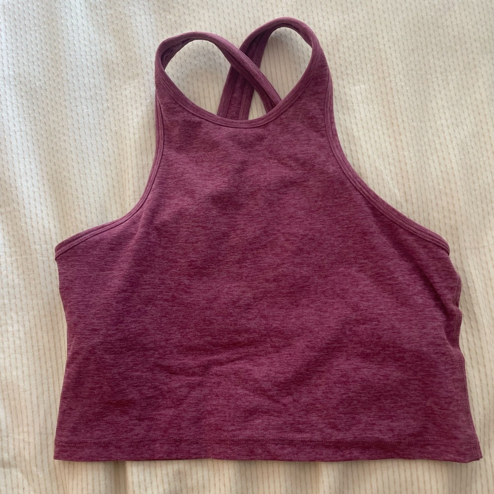Beyond Yoga Pink Razorback Top
